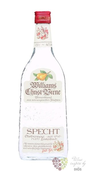 Specht  Williams Christ birne  German fruits brandy 40% vol.  0.70 l