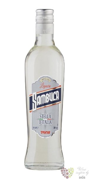Sambuca Italian anise liqueur by Toschi 38% vol.  0.70 l