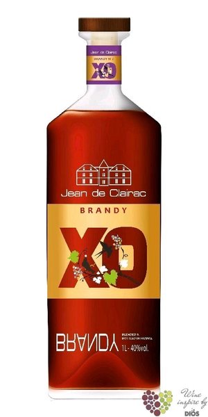 Jean de Clairac  XO no.3 Cognac &amp; Armagnac  unique French blend 40% vol.  1.00 l