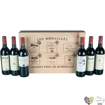 Les Medailles de Grand Bordeaux kolekce 6 vyjmench lahv vna v devnm boxu   6 x 0.75 l