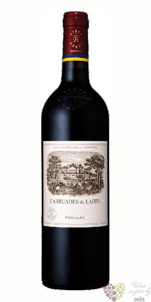 Carruades de Lafite 2015 Pauillac second wine Chateau Lafite Rothschild  0.75 l