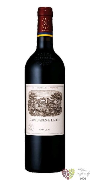 Carruades de Lafite 1986 Pauillac second wine Chateau Lafite Rothschild  0.75 l