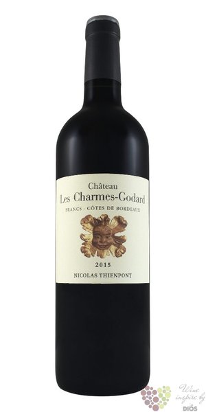 Chateau les Charmes Godard 2015 Bordeaux Cotes de Francs Aoc  0.75 l