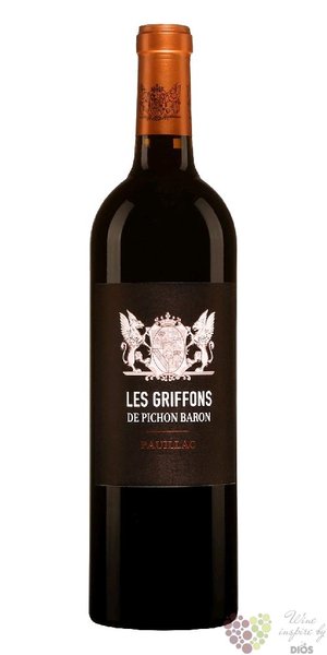 les Griffons de Pichon Baron 2019 Pauillac 2nd wine Chateau Pichon Baron Longueville  0.75 l