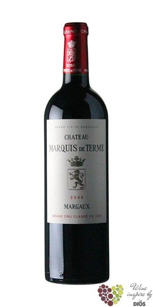 Chateau Marquis de Terme 2016 Margaux 4me Grand cru class en 1855  0.75 l