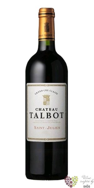 Chateau Talbot 2002 Saint Julien 4r Grand cru Class en 1855  0.75 l