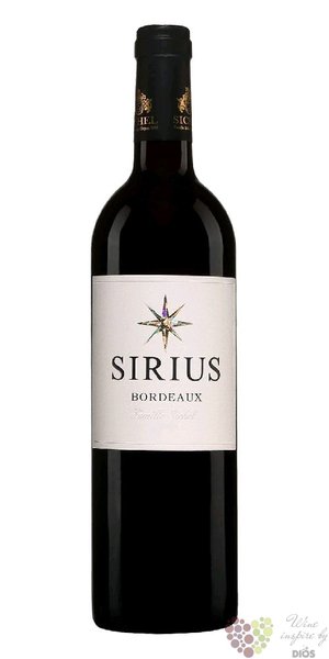 Bordeaux blanc  Sirius  Aoc 2019 Sichel   0.75 l