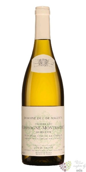 Chassagne Montrachet 1er cru  Morgeot  2022 Duc de Magenta Jadot  0.75 l