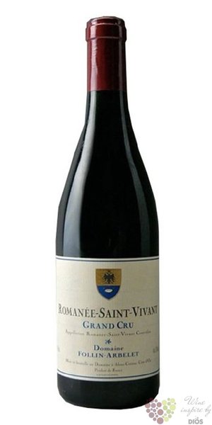 Romane Saint Vivant Grand cru 2008 domaine Follin Arbelet   0.75 l