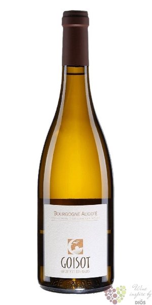 Bourgogne Aligote Aoc 2017 domaine Guilhem &amp; Jean-Hugues Goisot  0.75 l