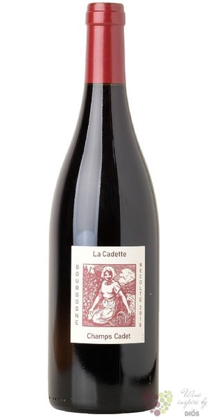 Bourgogne rouge  Champs Cadet  2022 Montanet Thoden Domaine de la Cadette  0.75 l