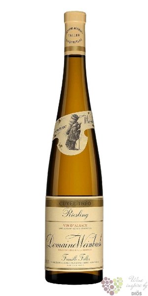 Riesling  cuve Theo de Riesling  2020 Alsace Aoc Weinbach famille Faller  0.75 l
