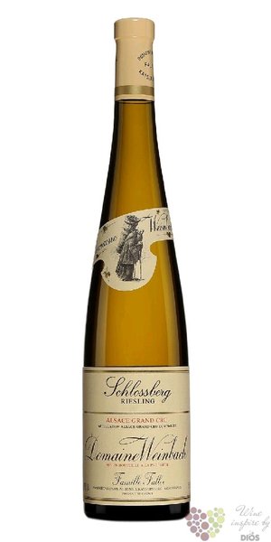 Riesling Grand cru  Schlossberg cuve Sainte Catherine  2018 Alsace Weinbach famille Faller 0.75 l