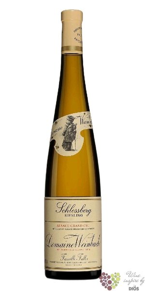 Riesling Grand cru  Schlossberg cuve Sainte Catherine  2019 Alsace Weinbach famille Faller 0.75 l