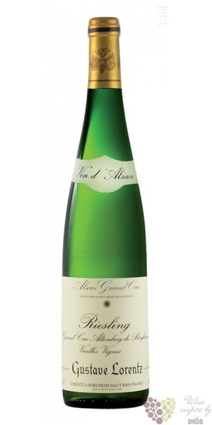 Riesling Grand cru  Altenberg  2008 vin dAlsace Gustave Lorentz  0.75 l