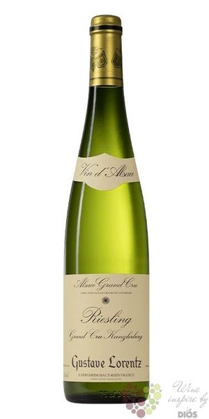 Riesling Grand cru  Kanzlerberg  2016 vin dAlsace Gustave Lorentz  0.75 l