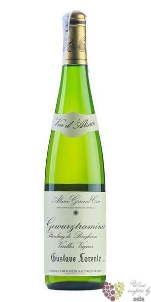 Gewurztraminer Grand cru  Altenberg de Bergheim  2011 vin dAlsace Gustave Lorentz  0.75 l