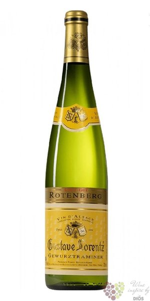 Gewurztraminer Lieu Dit  Rotenberg  2015 vin dAlsace Aoc Gustave Lorentz  0.75 l