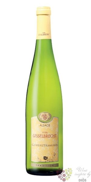 Gewurztraminer  Tradition  2020 vin d Alsace Aoc Willy Gisselbrecht  0.75 l