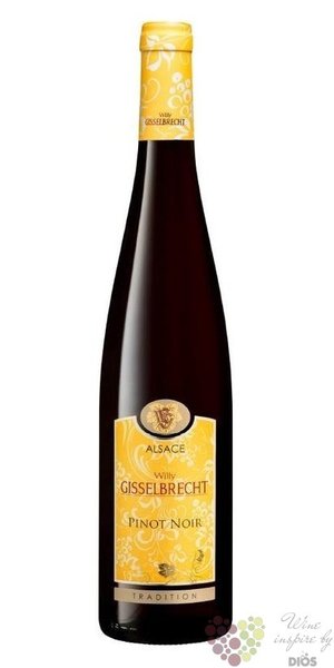 Pinot noir  Tradition  2021 vin d Alsace Aoc Willy Gisselbrecht  0.75 l