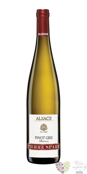 Pinot gris  Reserve  2015 Alsace Aoc domaine Pierre Sparr   0.75 l
