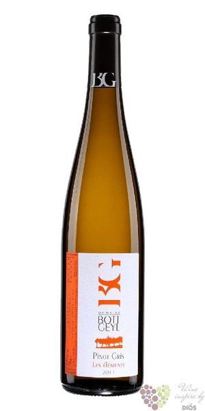 Pinot gris  les Elements  2018 vin de Alsace Aoc domaine Bott Geyl  0.75 l