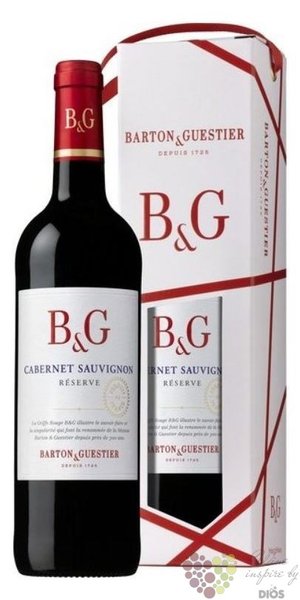 Cabernet Sauvignon  Rserve  gift box Languedoc Roussillon Igp Barton &amp; Guestier  0.75 l