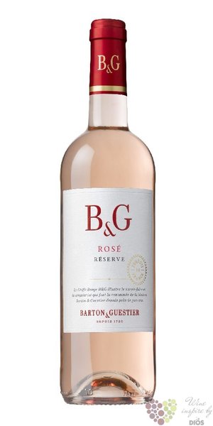 Rosé „ Réserve ” Languedoc Roussillon Igp Barton &amp; Guestier  0.75 l