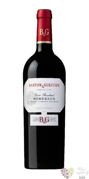 Bordeaux rouge 2013 Aoc Barton &amp; Guestier  0.75 l