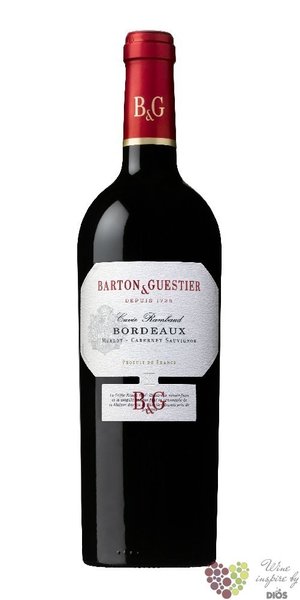 Bordeaux rouge Aoc 2017 Barton &amp; Guestier  0.75 l