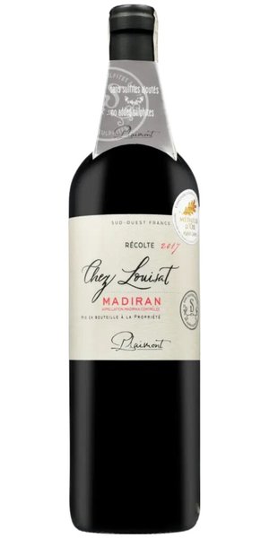 Madiran rouge  Chez Louisat  Aoc 2017 Plaimont  0.75 l