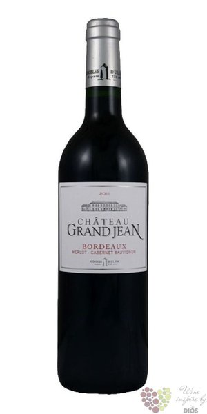 Chateau Grand Jean rouge 2016 Bordeaux Aoc by vignobles Dulon  0.75 l