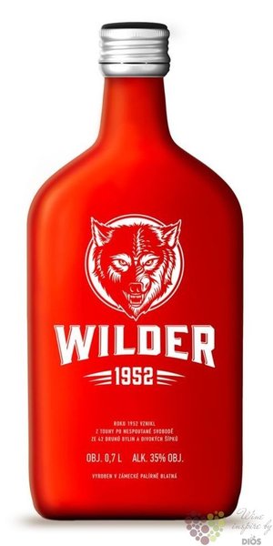 Wilder 1952  original  Czech herb liqueur 35% vol. 0.70 l