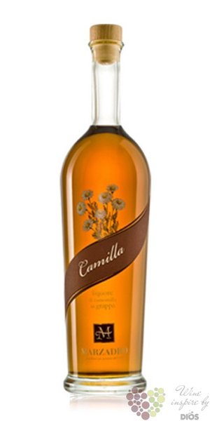 Grappa infusione  Camila  original camomile liqueur Marzadro 35% vol.   0.70 l