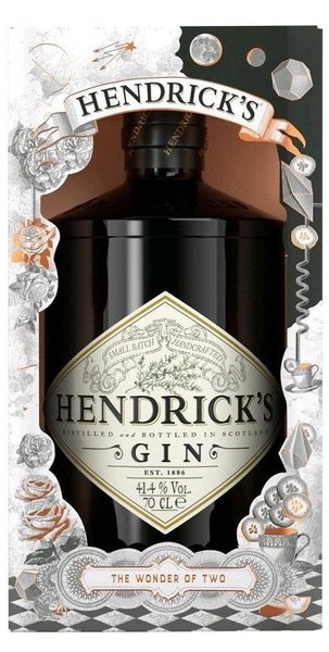 Hendricks gift set  Encharter pack  Scotch gin 41.4% vol.  0.70 l