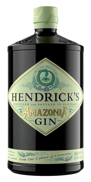 Hendricks ltd.  Amazonia  small batch Scotch gin 43.4% vol.  1.00 l