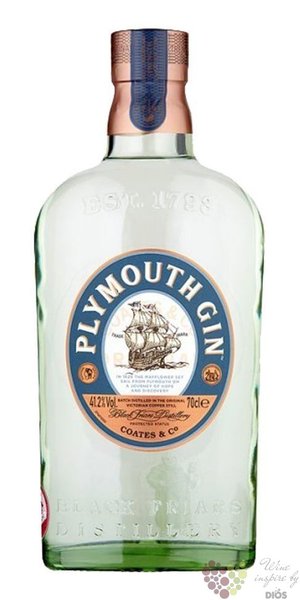 Plymouth English London dry gin 41.2% vol.    0.70 l