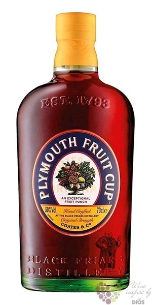 Plymouth  Fruit Cup  flavored English gin 30% vol. 0.70 l
