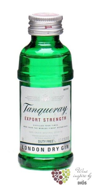 Tanqueray special London dry gin 43.1% vol.   0.05 l
