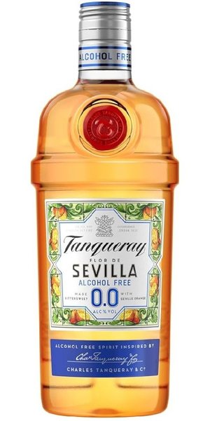 Tanqueray 0.0  Flor de Sevilla  English gin Alcohol Free 0% vol.  0.70 l