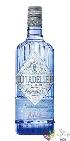 Citadelle premium French Dry gin 44% vol.  1.00 l