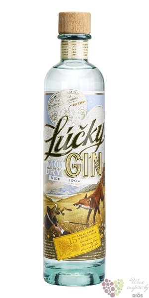Lky  Original   Slovak London dry gin Bird Valley distillery 40% vol.  0.70 l