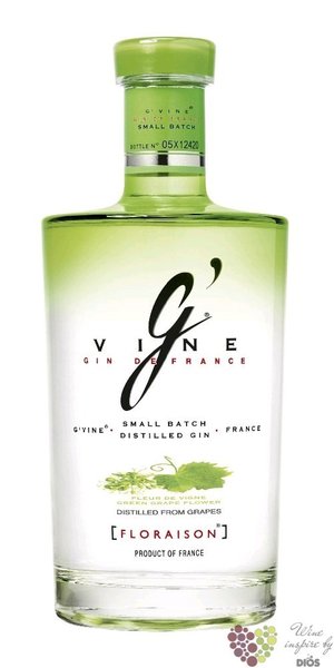 Gvine  Floraison  french vine grape gin 40% vol.  1.00 l