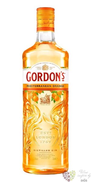 Gordons  Mediterranean Orange  flavored English gin 37.5% vol.  0.70 l