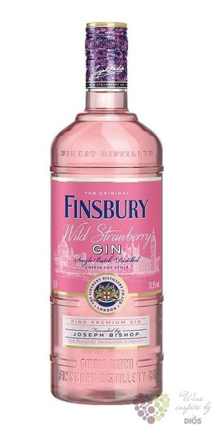 Finsbury Pink London Dry gin 37.5% vol.  1.00 l