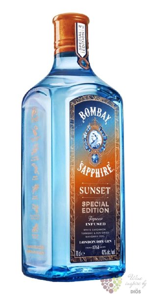 Bombay Special edition no.2  Saphire Sunset  premium London Dry gin 43% vol.  0.50 l