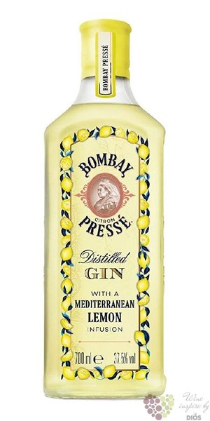 Bombay  Citron Press  English flavored gin 37.5% vol.  0.70 l