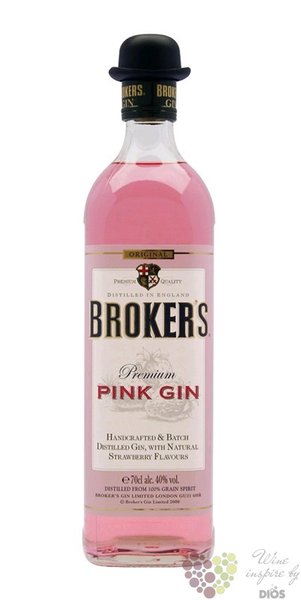 Brokers  Pink  British flavored premium gin 40% vol. 0.70 l