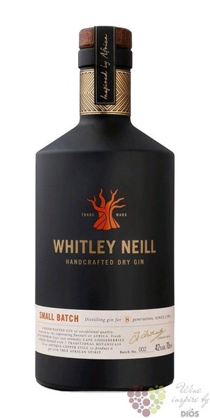 Whitley Neill small batch British London dry gin 43% vol.  1.00 l