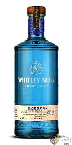 Whitley Neill  Blackberry  British flavored small batch gin 43% vol.  0.05 l